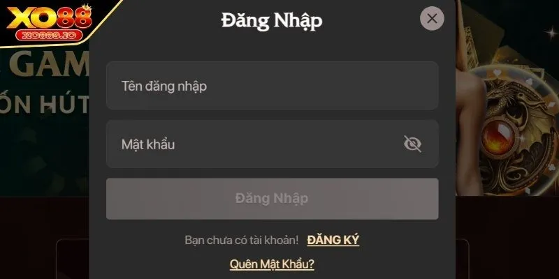 Đảm bảo thông tin đúng khi đăng nhập